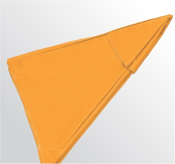 peças reposição lona ombrelone de madeira 2,00 m / 2,4 0m / 3,0 m redonda cor laranja incisor namarra