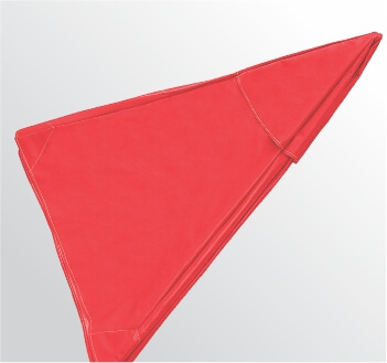 peças reposição lona ombrelone de madeira 2,00 m / 2,4 0m / 3,0 m redonda cor vermelho incisor namarra